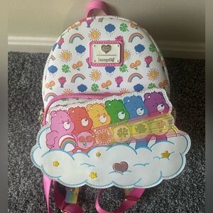 Loungefly Care Bears Rainbow Mini Backpack